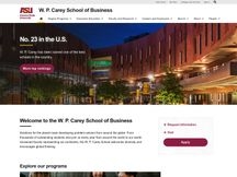 W.P. Carey School of Business at Arizona State University MBA Program in Tempe, AZ W.P. Carey School of Business at Arizona State University MBA Program in Tempe, AZ